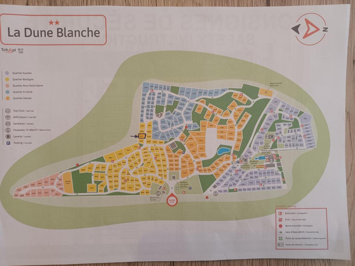 Camping La Dune Blanche 卡米尔斯 外观 照片