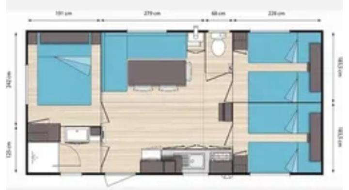 Camping La Dune Blanche 卡米尔斯 外观 照片